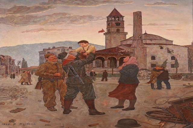 80th Anniversary of Tirana’s Liberation: Gonxhja Highlights Iconic Painting by Bukurosh Sejdini