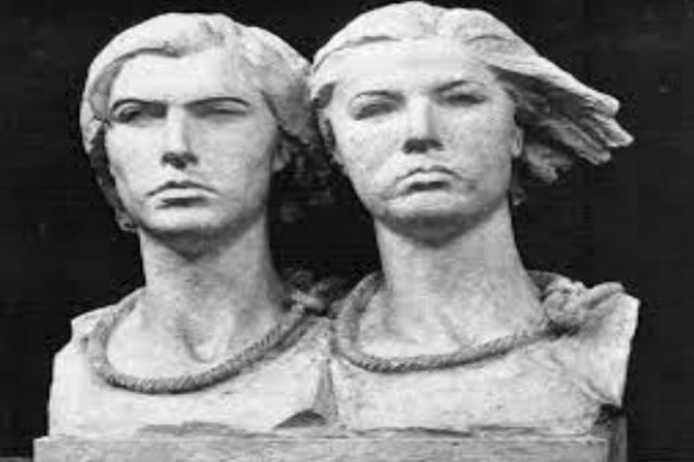 The National History Museum commemorates the People’s Heroines, Bule Naipi and Persefoni Kokëdhima