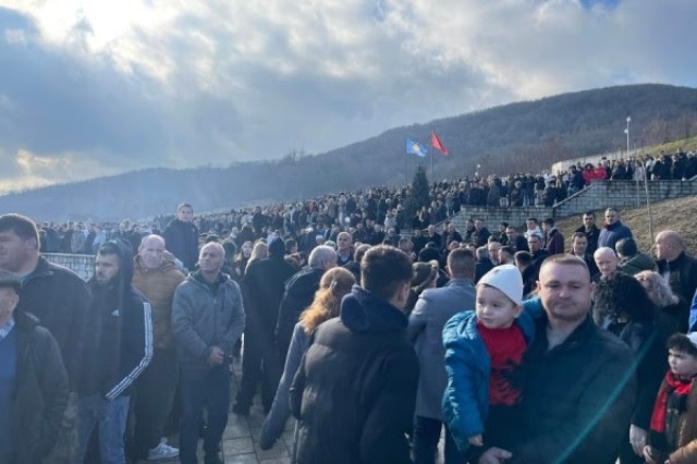 The anniversary of the Reçak massacre, Kosova heads of state pay homage at the memorial complex