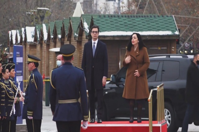 Osmani receives Pendarovski, President of Kosovo: I have doubts about Serbia’s intentions