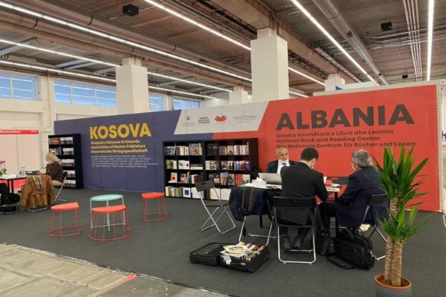 Albanian and Kosovo on the same stand at the Frankfurt book fair in Germany