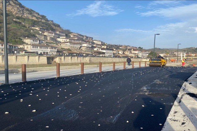 The works for the urban and touristic development of Gorica in Berat are under completion
