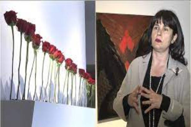 Artist Najada Hamza opens her personal exhibition in the gallery of the Academy of Fine Arts