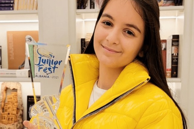Anna Gjebrea to represent Albania at Junior Eurovision Song Contest 2021