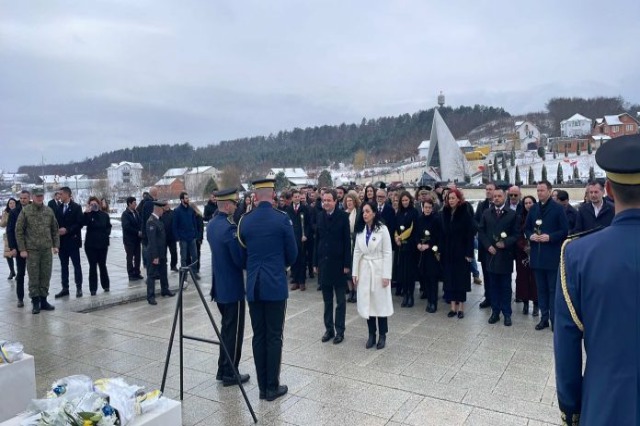 Kosovo’s Leadership Pays Tribute at Adem Jashari Memorial Complex