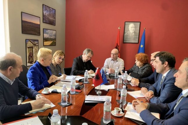 French Diplomats Meet with Prefect Jole: Advancing Plans for the French Lycee in Korça
