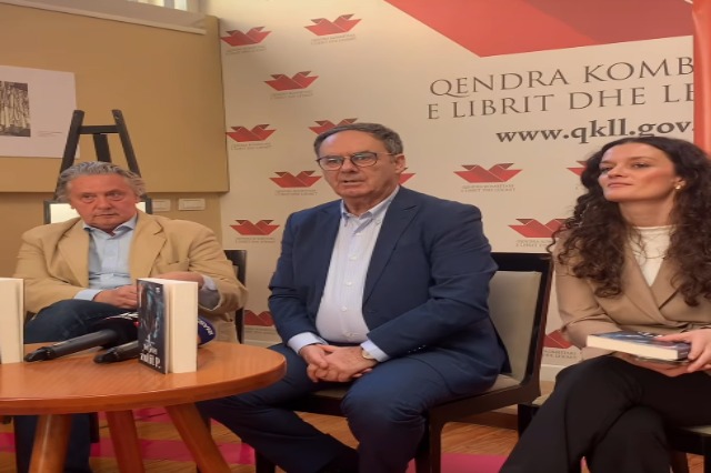 Writer Virgjil Muçi Presents His Novel “The Three Lives of Mr. P.” at the National Center for Books and Reading
