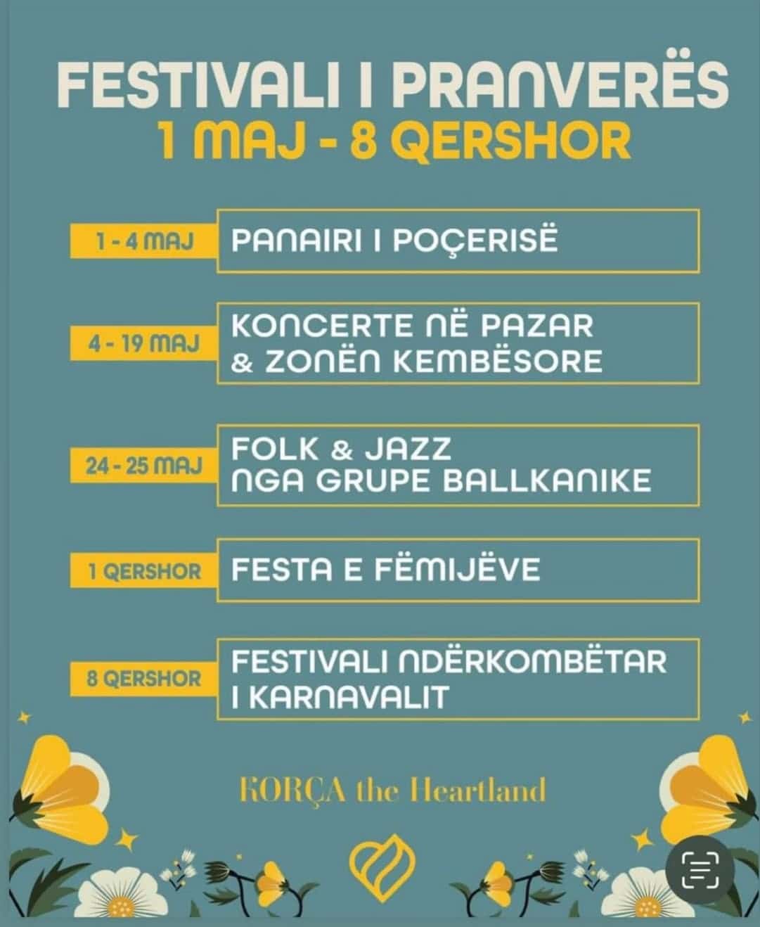 Tradition Meets Rock: Frank Band Shines at Korça’s Spring Festival