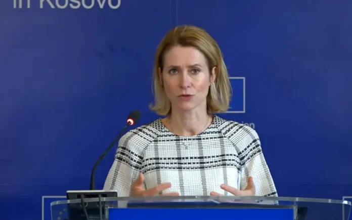 Kallas: EU Ready to Support Kosovo, Political Leaders Should Prioritize the Country’s Future