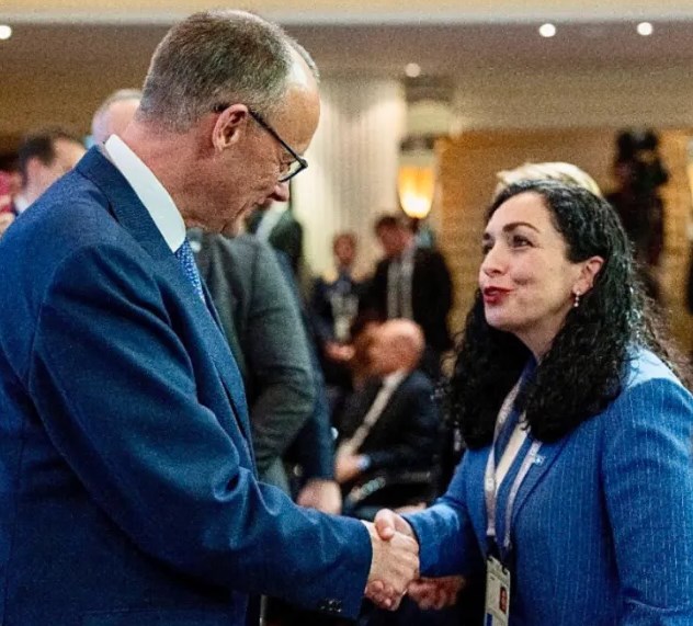 Vjosa Osmani Congratulates Friedrich Merz on Election as German Chancellor