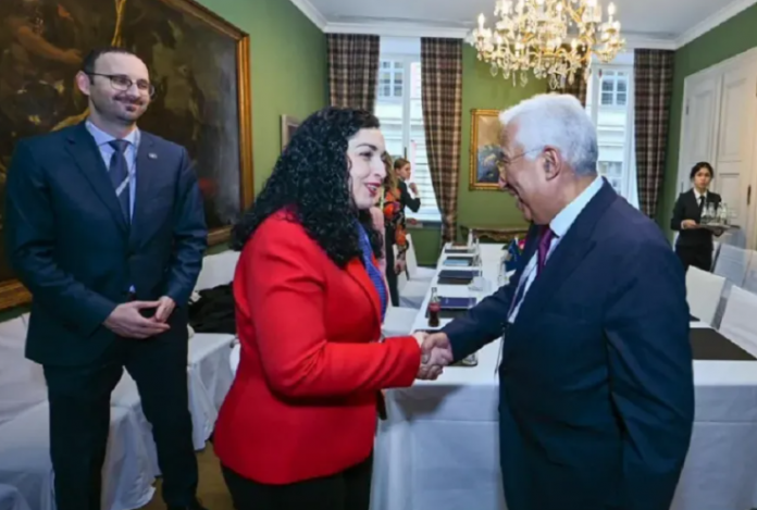 European Council President Antonio Costa in Kosova Today