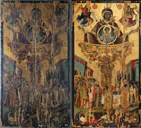Icon “Life-Giving Spring” by the Zografi Brothers Restored