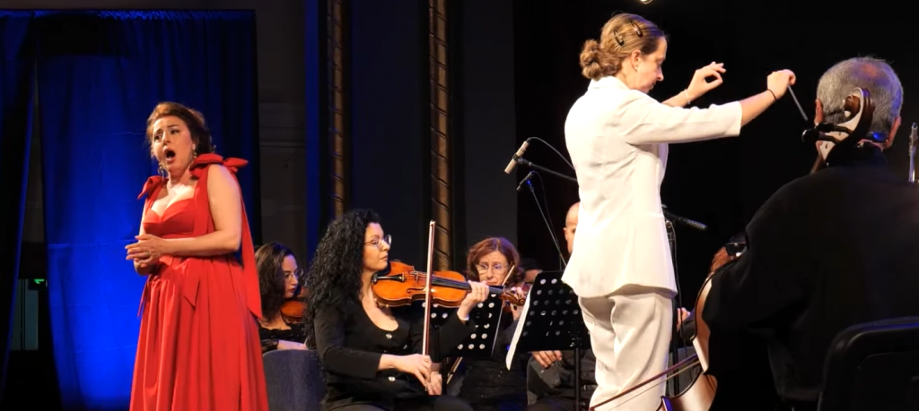 Elda Laro Conducts Her First Concert with Shkodra Symphony Orchestra