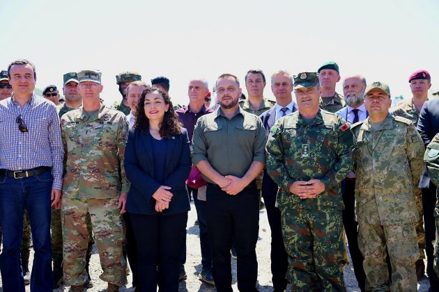 Kingji in Kosova for U.S. 28th Division Visitors Day