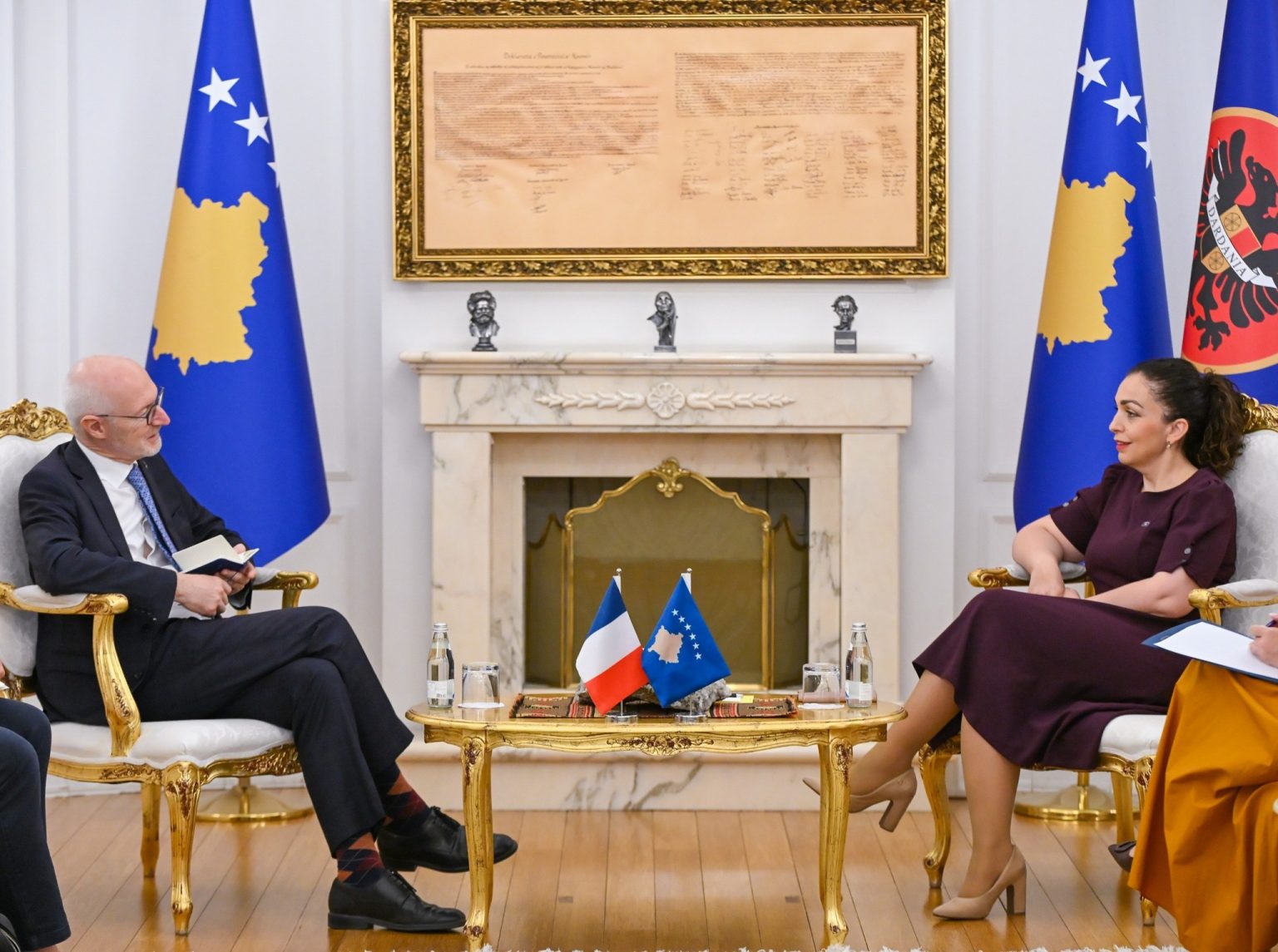 President Osmani Meets French Ambassador Olivier Guerot