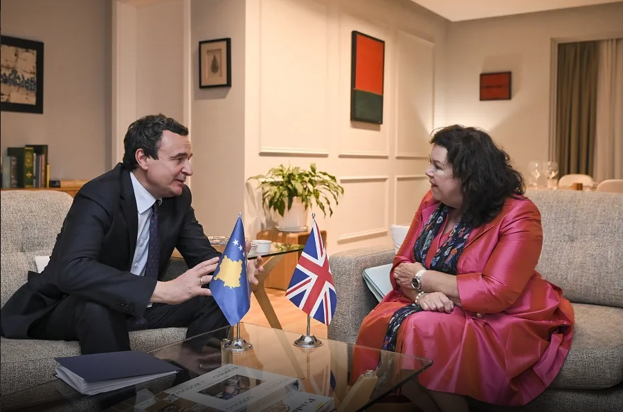 UK Envoy for Western Balkans Talks with Kurti