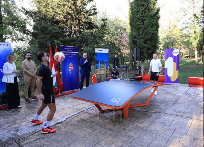 Hungarian Cultural Week Opens in Tirana with Teqball Showcase