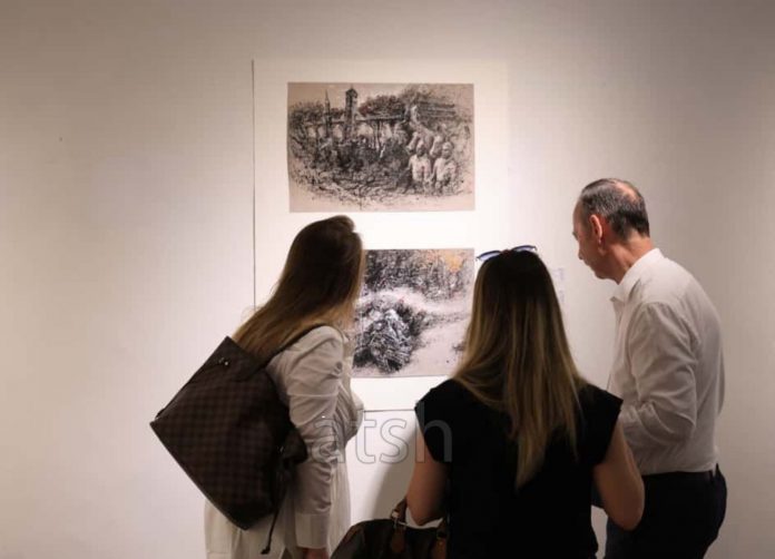 Chinese Artists Wu Jun and Lin Zhaoyang Open Exhibition in Tirana