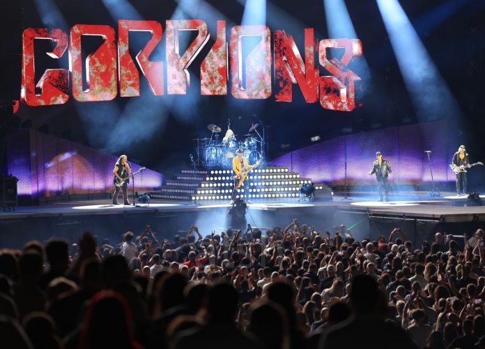 Scorpions Rock Tirana with Packed Skanderbeg Square Concert
