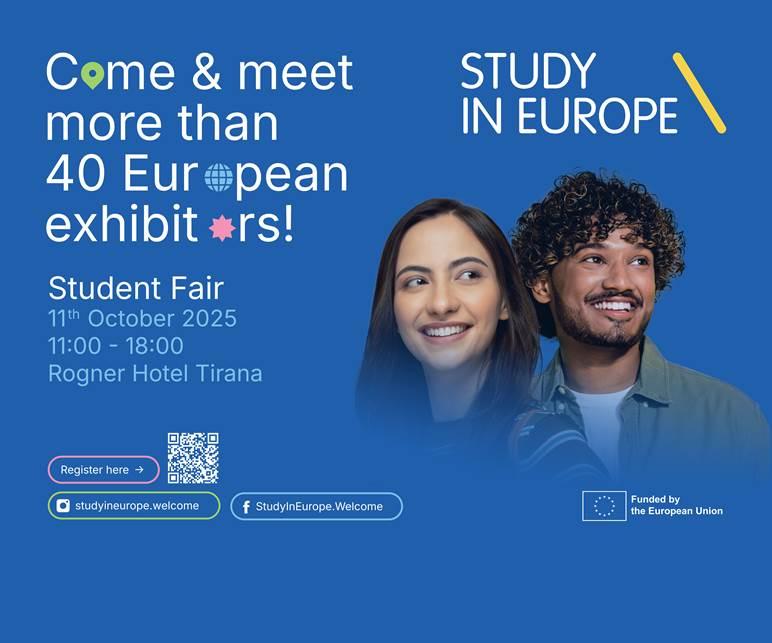 Study in Europe Fair/ 40 Top Universities to Tirana, Endless Opportunities