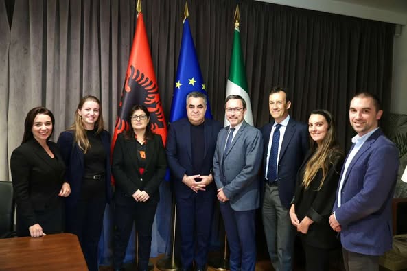 Albanian Tourism Minister Meets Italian Cultural Delegation