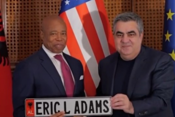 Minister Blendi Gonxhja Meets NYC Mayor Eric Adams