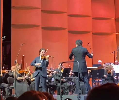 Giuseppe Gibboni Performs at National Theatre of Opera and Ballet