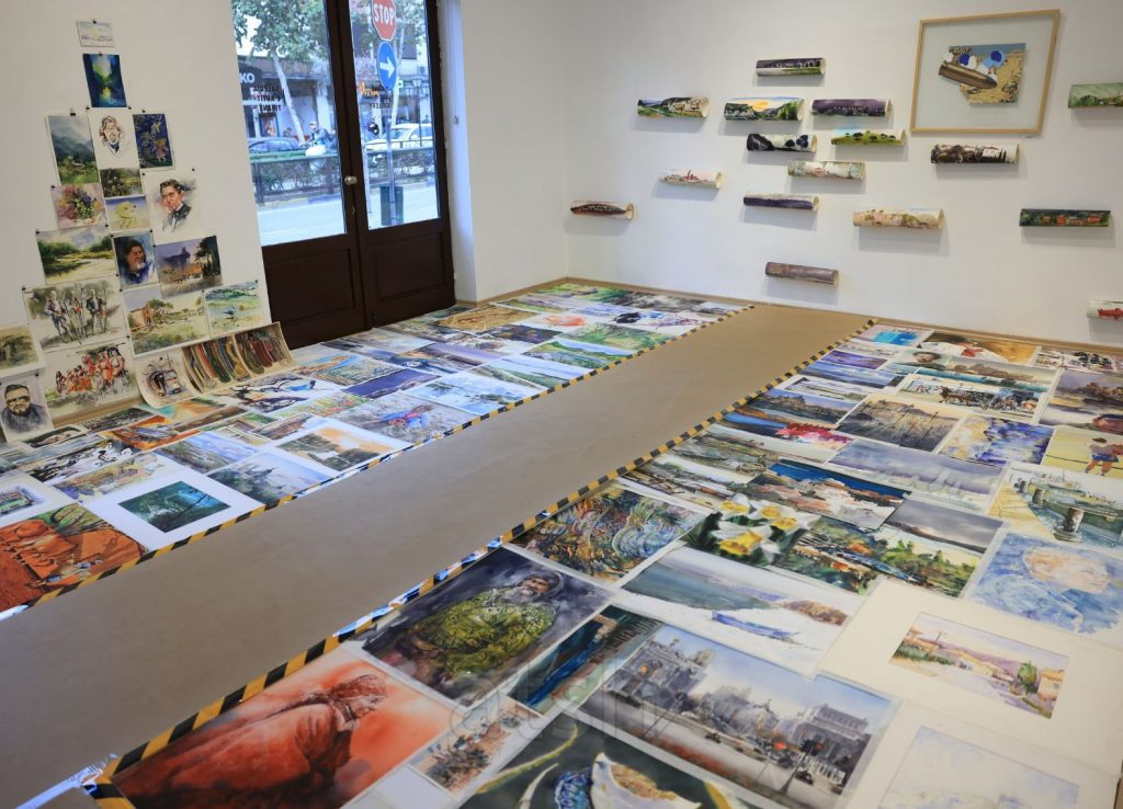 6th International Watercolor Biennale Attracts Visitors in Tirana