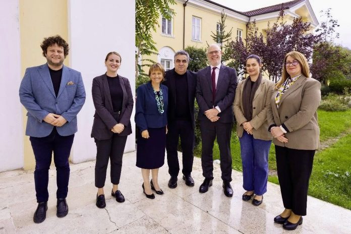 Minister Gonxhja Meets Global Creative Economy Leader John Newbigin