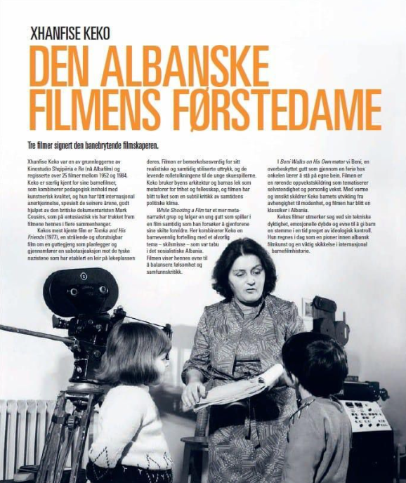 Xhanfise Keko films screen for first time in Oslo