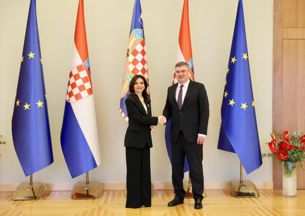 Spiropali Meets Croatian President, Focus on EU Integration