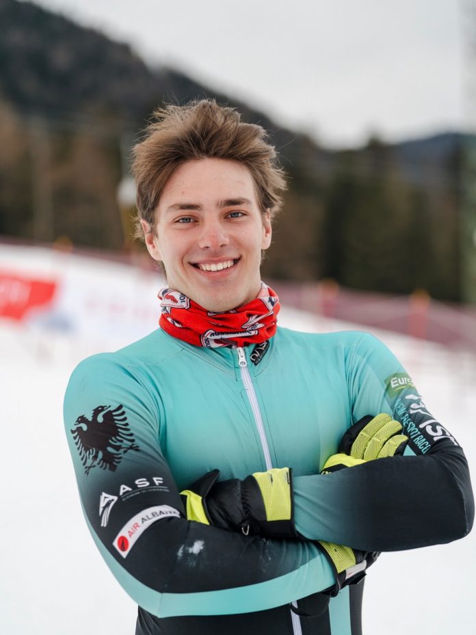 Denni Xhepa Shines in France, Albanian Skier Hits International Podium