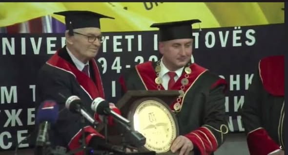 Rexhep Meidani Awarded Doctor Honoris Causa by University of Tetova