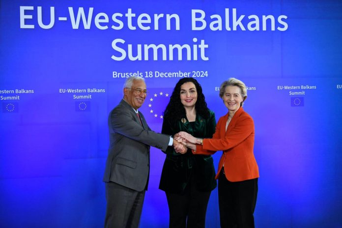 Osmani in Brussels Attends EU–Western Balkans Leaders’ Summit