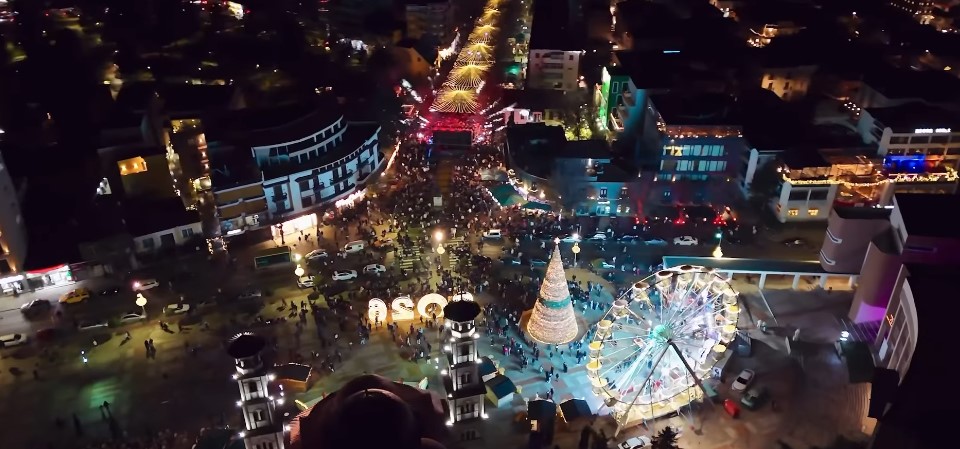 December brings a festive atmosphere to Korça