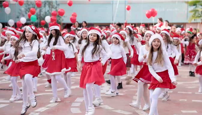 Festive atmosphere at “Gustav Mayer” school in Tirana