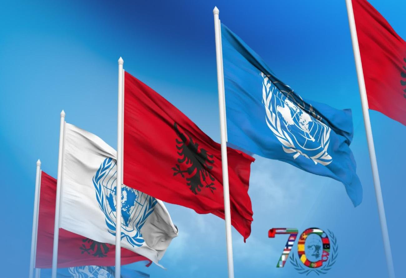 70th anniversary of Albania’s UN membership – Joint message from the Ministry for Europe and Foreign Affairs and the UN Office in Albania