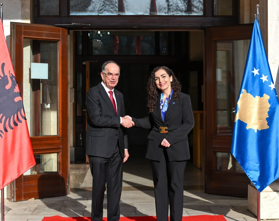 Kosovan President Osmani receives President Begaj: Kosova and Albania remain close to each other