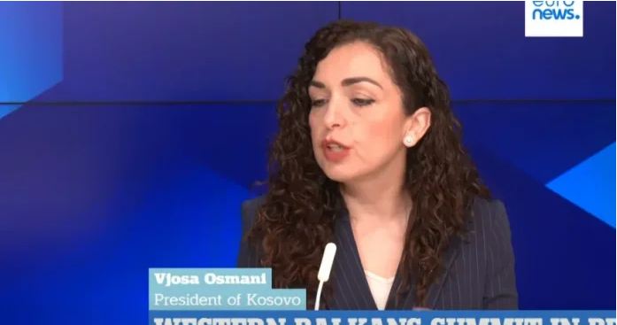 Kosovan President Osmani from Brussels: Kosova’s future lies in the EU