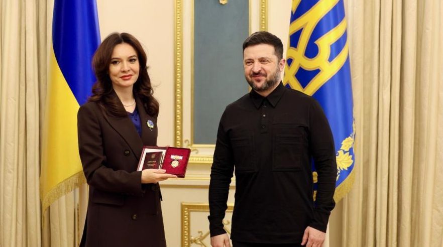 Zelensky Awards Spiropali the Order of Princess Olga, First Class