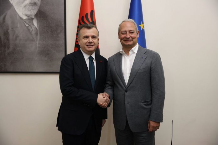 Balla Meets EU Parliament Rapporteur for Albania, Schieder