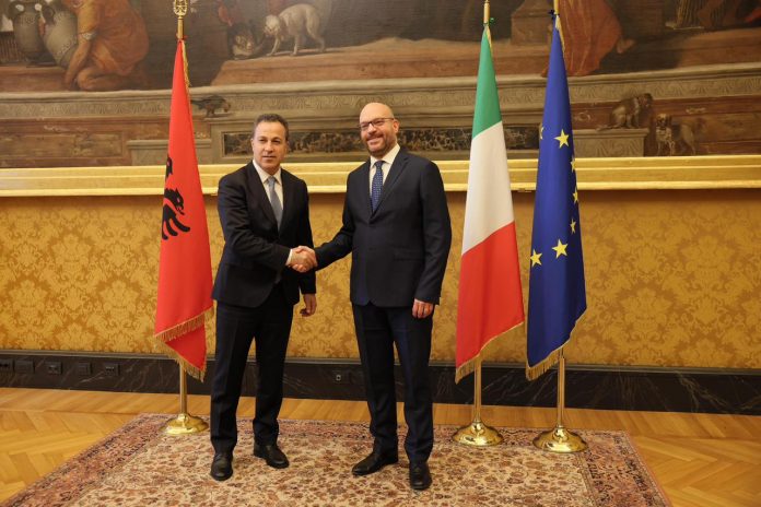 Peleshi in Italy: Intensive parliamentary diplomacy for Albania’s EU membership