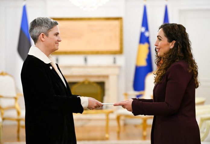 Osmani receives credentials of Estonia’s new ambassador to Kosovo