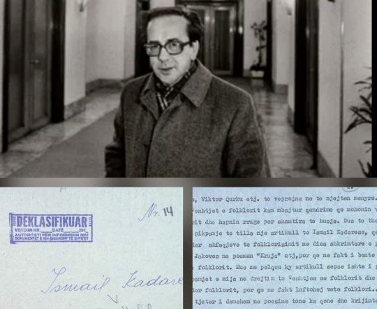 Declassified Document Shows Kadare Under Surveillance During Communist Era
