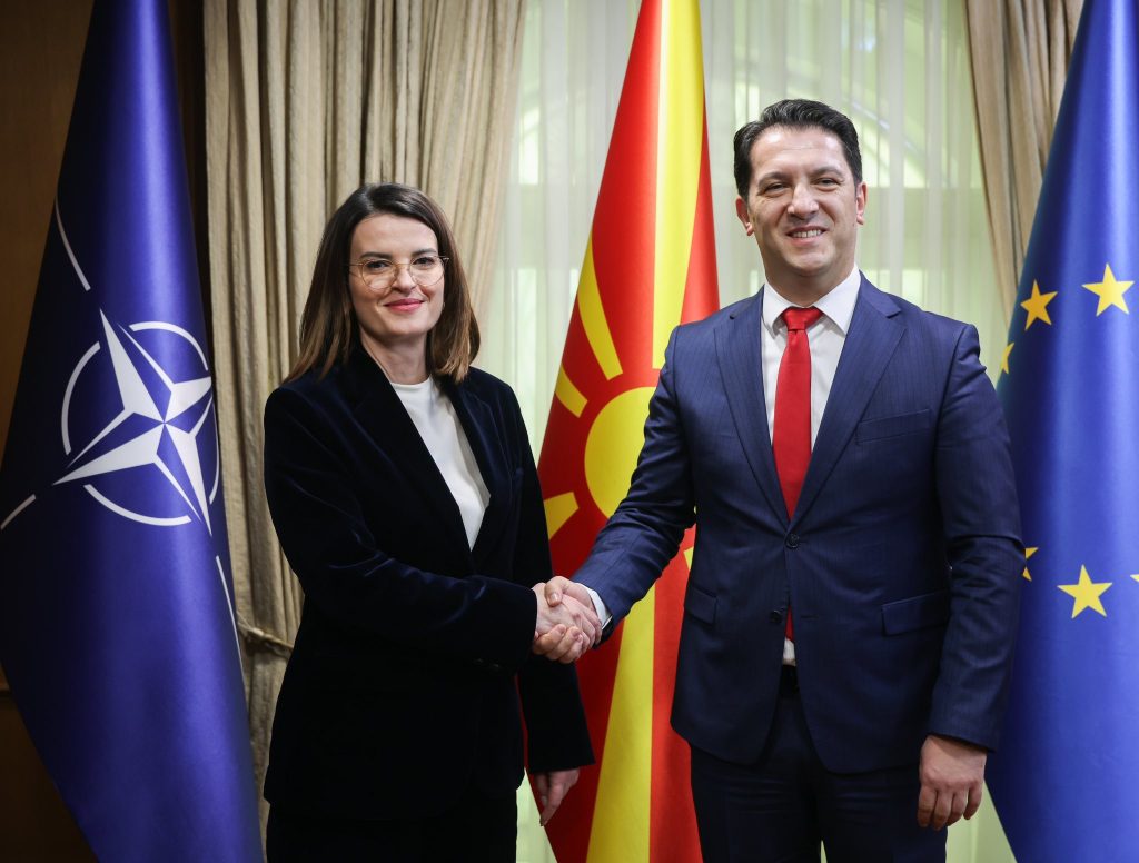 Albanian Interior Minister meets North Macedonian deputy PM and Democratic Union for Integration leader in the country