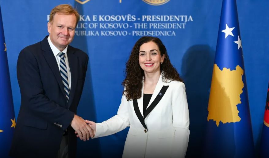 Sorensen visits Kosova, meets with Osmani