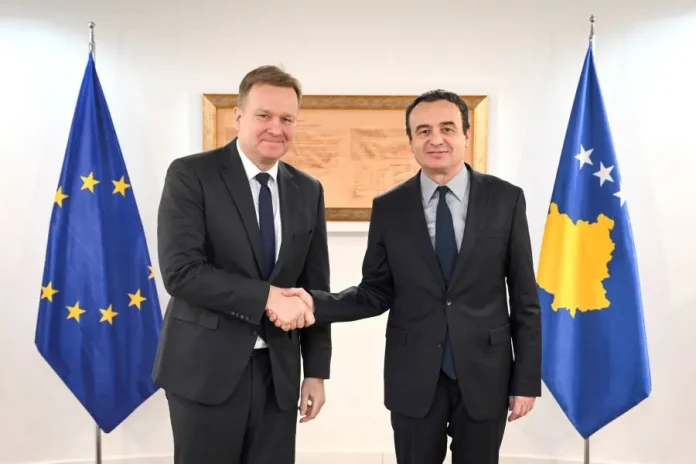 Kurti meets EU envoy Sørensen to discuss Kosovo–Serbia dialogue and European integration