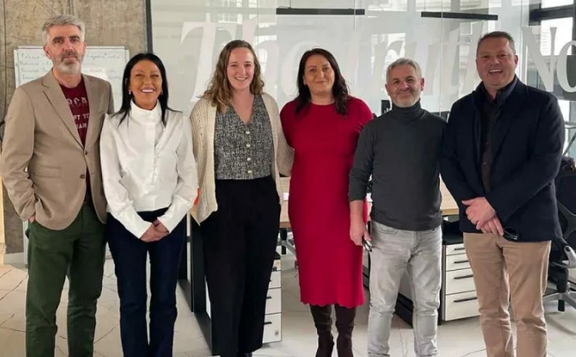 US Embassy representatives visit new KosovaPress premises
