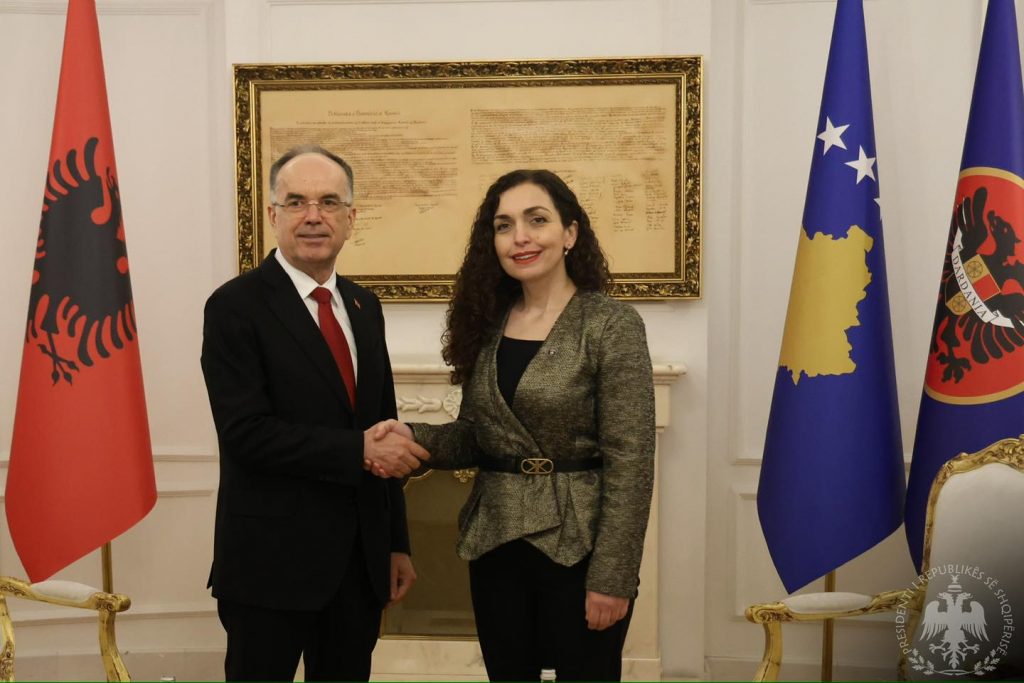 Albanian and Kosovan presidents meet on 18th Independence Day