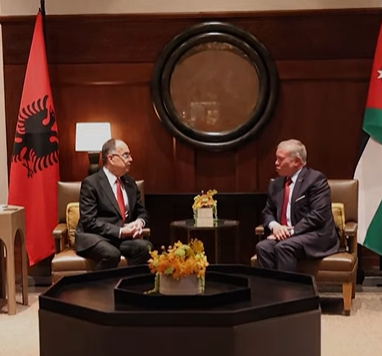 President Begaj Concludes Two-Day Visit to Jordan